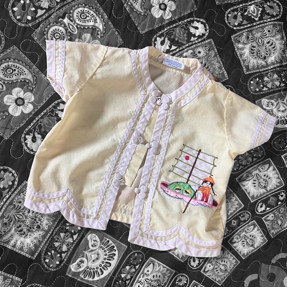 Vintage embroidered top